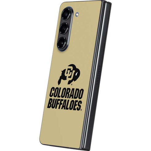 University of Colorado CU Collegiate Text Galaxy Z Fold5 5G Skin